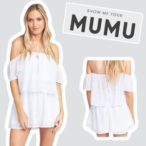 *NEW* Show Me Your Mumu Dixie Romper ~ White